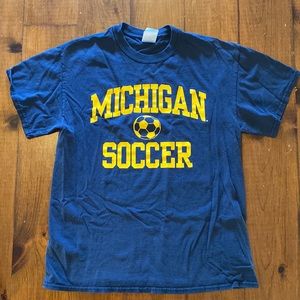Dark blue Medium Michigan Soccer T-shirt